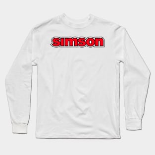 Simson logo (red) Long Sleeve T-Shirt